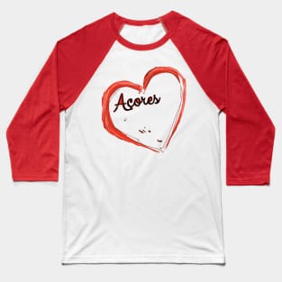 I love the Azores Baseball T-Shirt